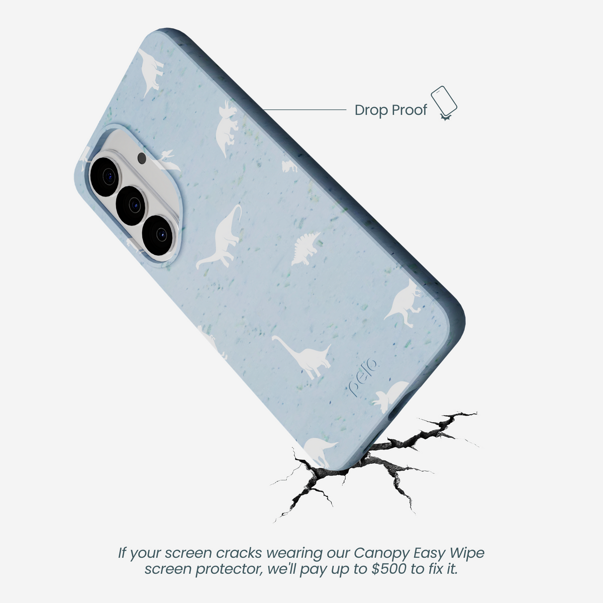 Powder Blue Lil Dinos Samsung Galaxy S26 Case