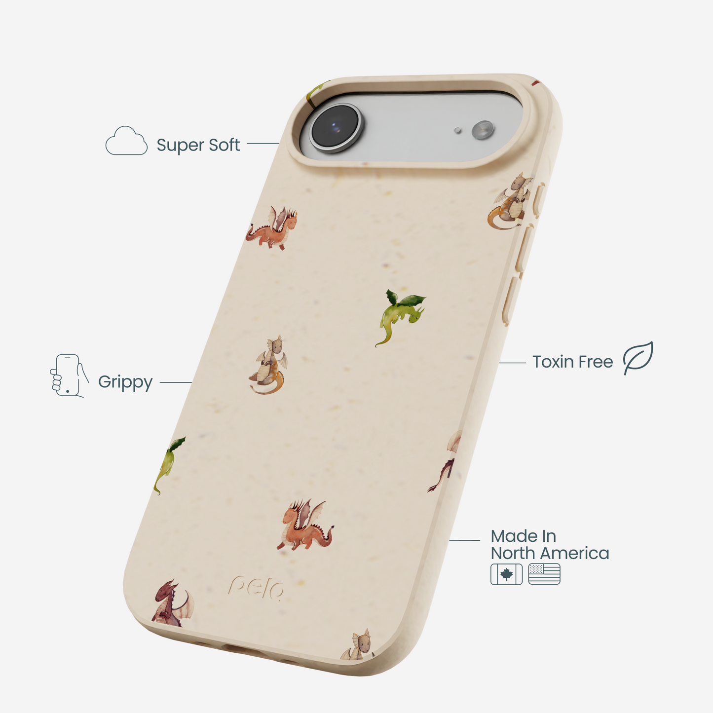 Seashell Lil Dragons iPhone Air Case