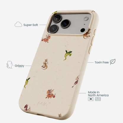 Seashell Lil Dragons iPhone 17 Pro Max Case