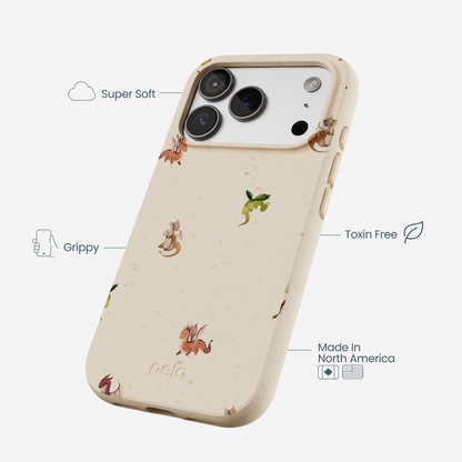 Seashell Lil Dragons iPhone 17 Pro Case