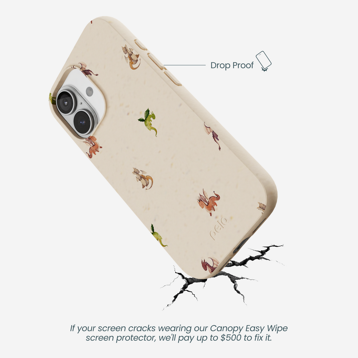 Seashell Lil Dragons iPhone 17 Case