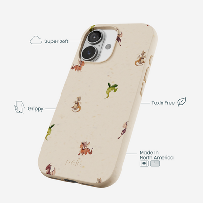 Seashell Lil Dragons iPhone 17 Case