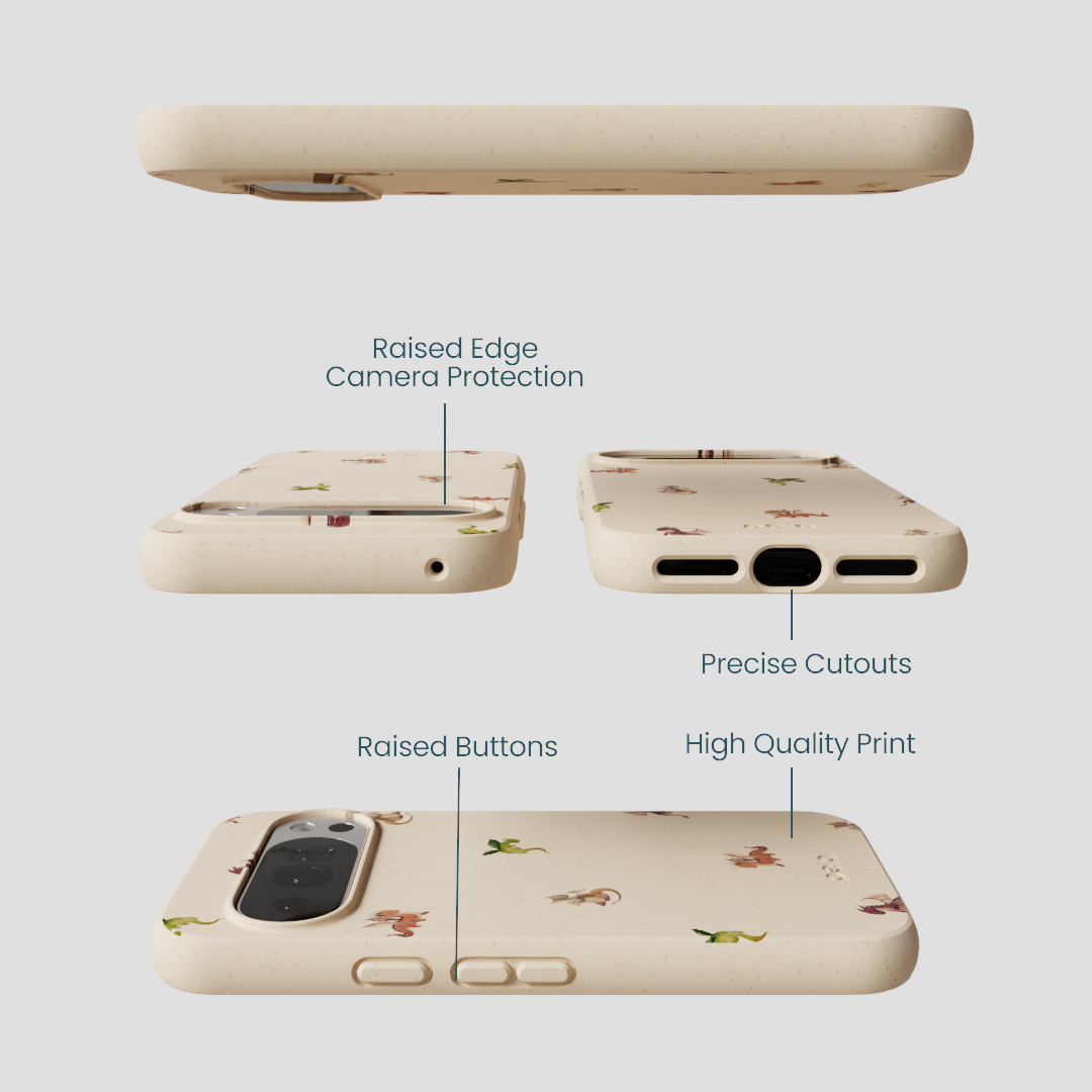 Seashell Lil Dragons Google Pixel 10/10 Pro Case