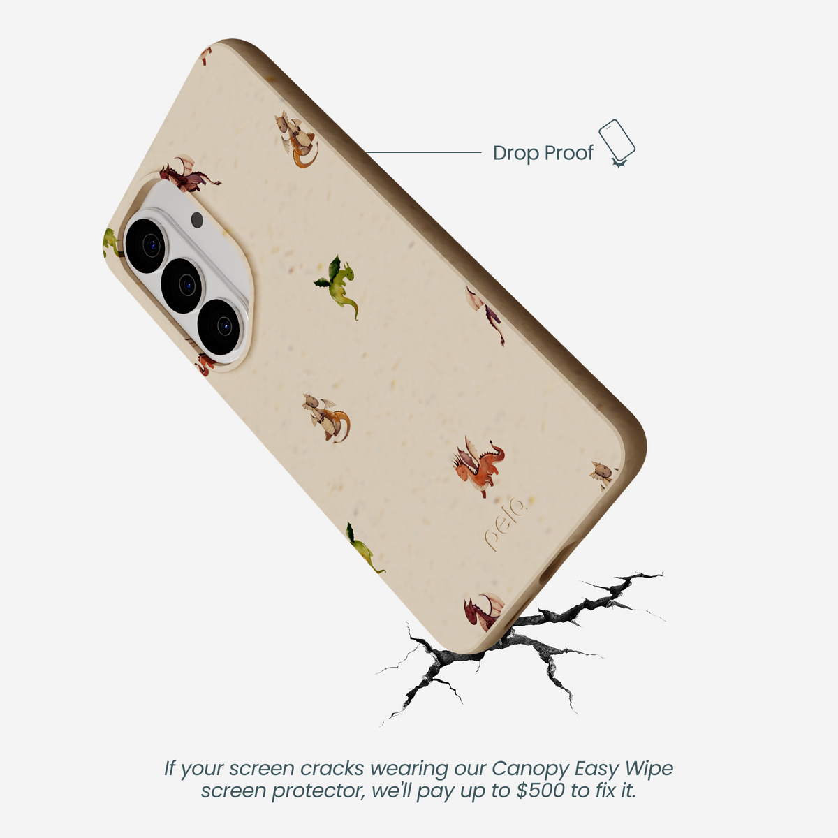Seashell Lil Dragons Samsung Galaxy S26 Case