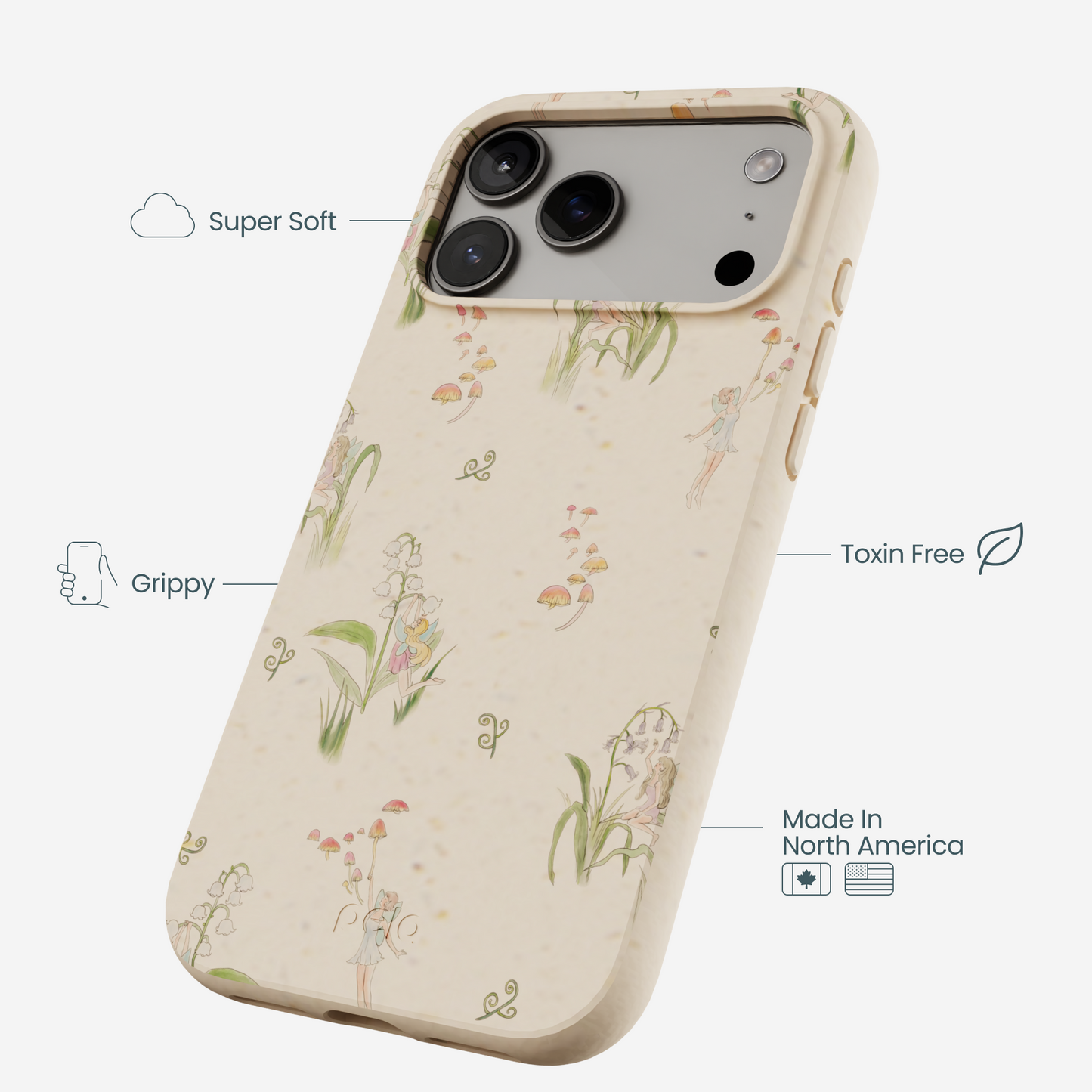 Seashell Lil Fairies iPhone 17 Pro Max Case