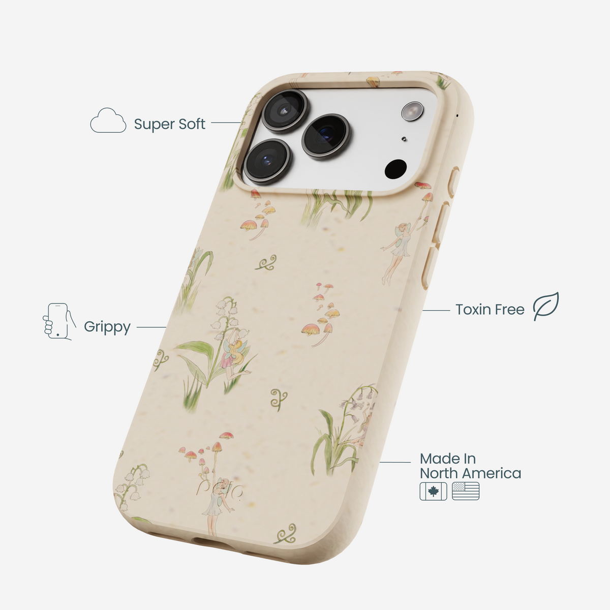 Seashell Lil Fairies iPhone 17 Pro Case