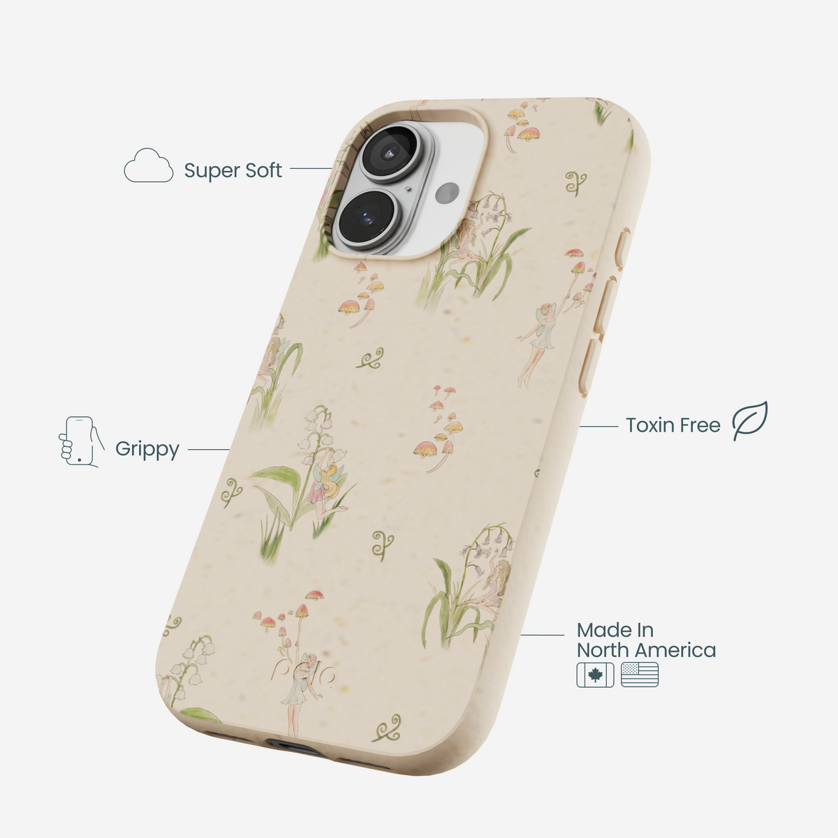 Seashell Lil Fairies iPhone 17 Case