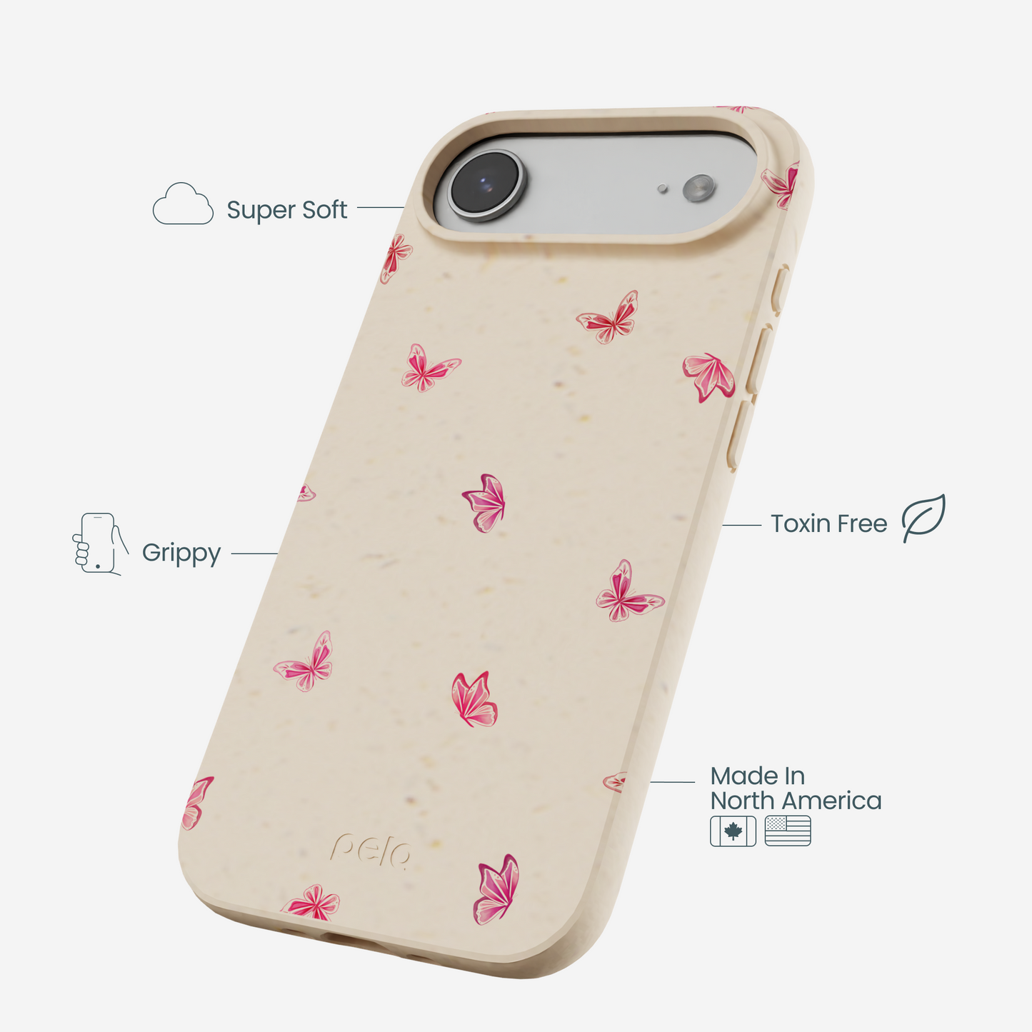 Seashell Lil Flutters iPhone Air Case