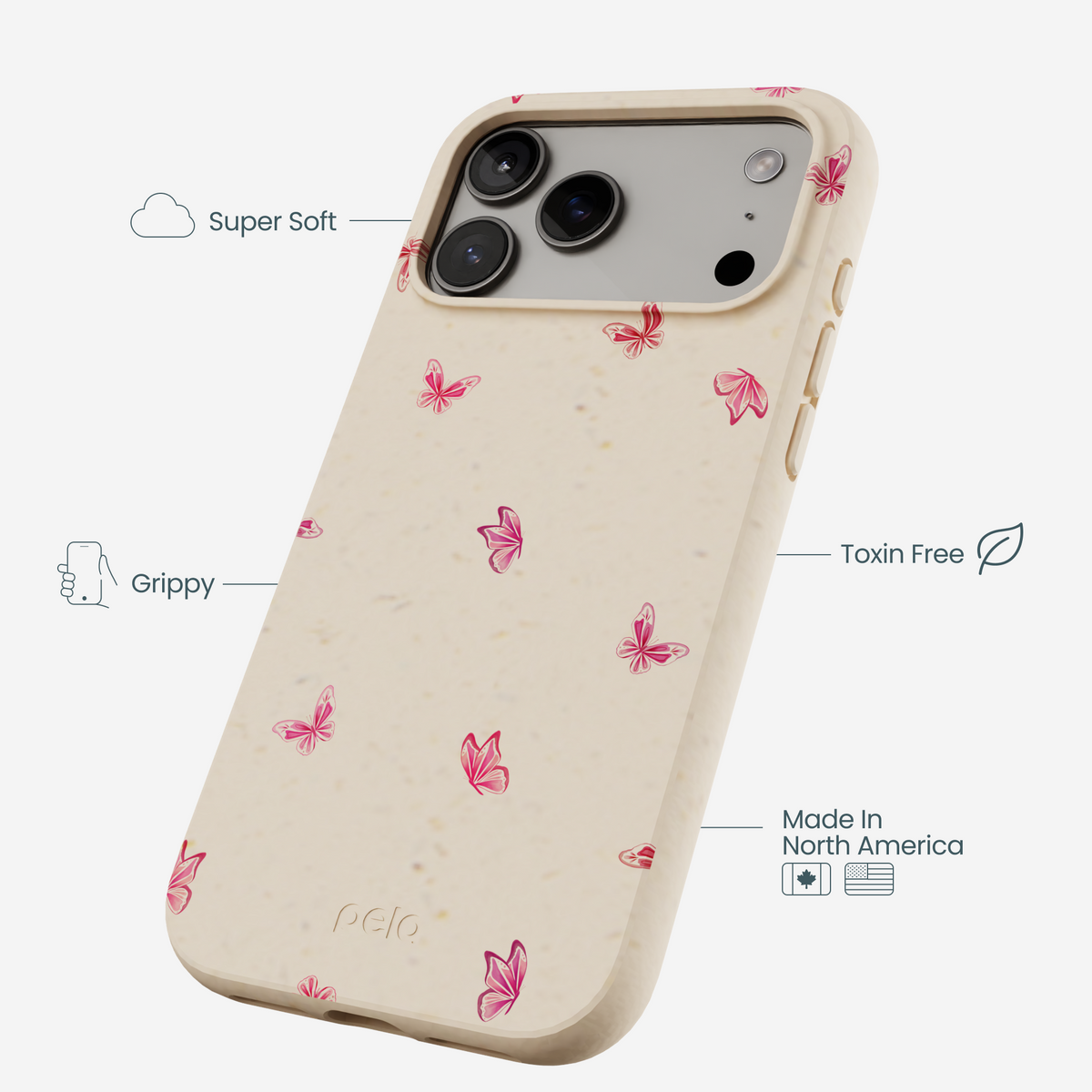 Seashell Lil Flutters iPhone 17 Pro Max Case