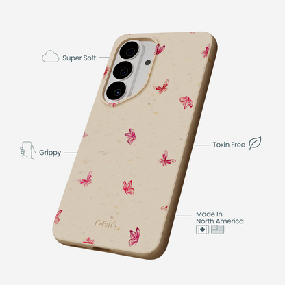 Seashell Lil Flutters Samsung Galaxy S26 Case