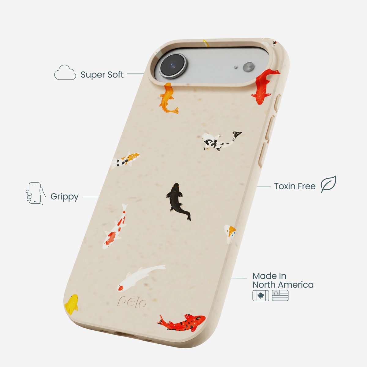 Seashell Lil Koi iPhone Air Case