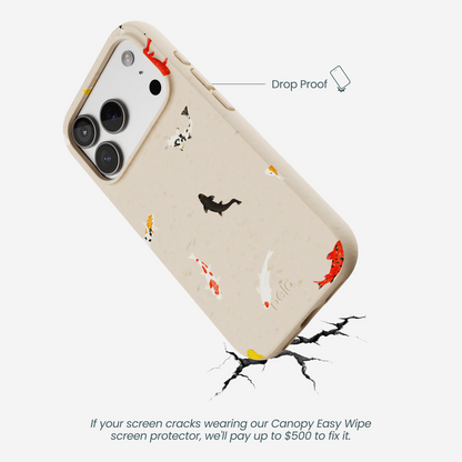 Seashell Lil Koi iPhone 17 Pro Case