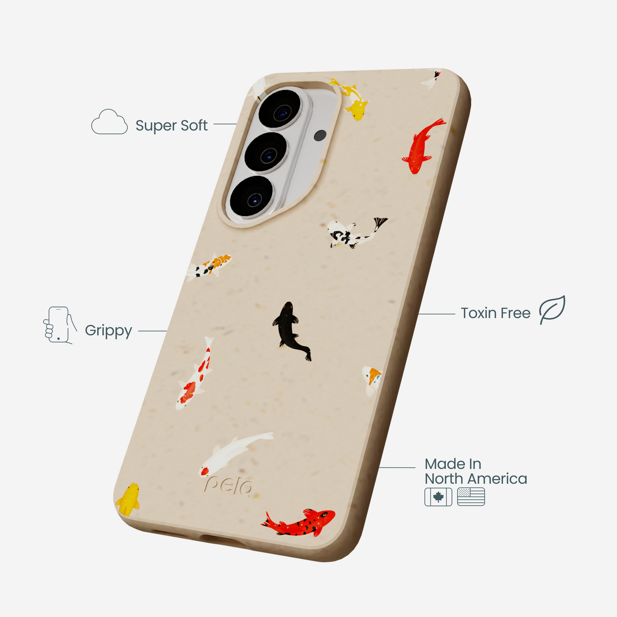 Seashell Lil Koi Samsung Galaxy S26 Case