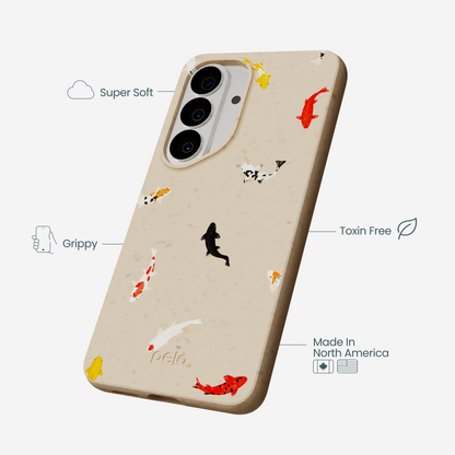 Seashell Lil Koi Samsung Galaxy S26 Case