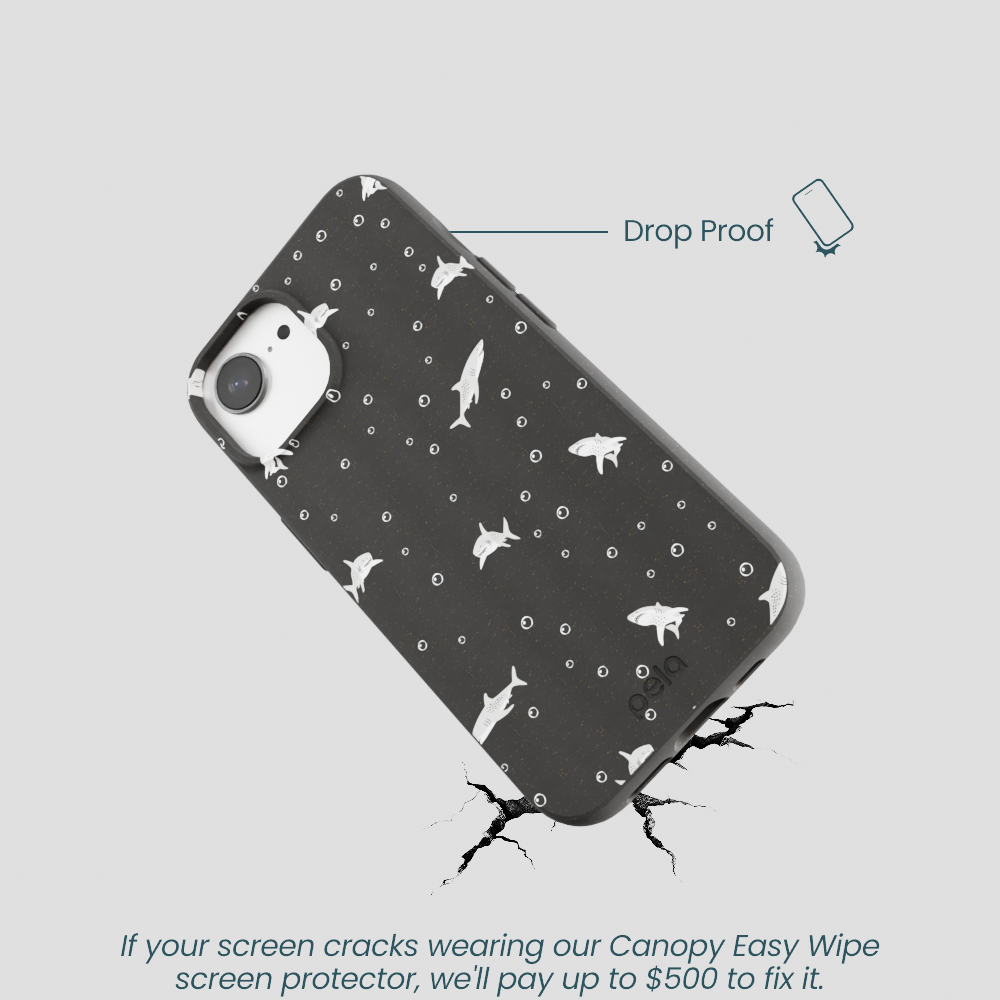 Black Lil Sharks iPhone 16e/17e Case