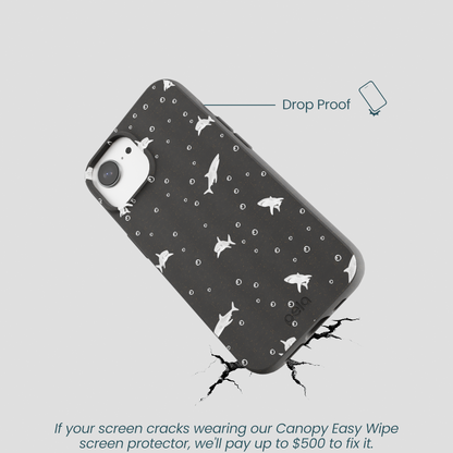 Black Lil Sharks iPhone 16e/17e Case