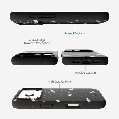 Black Lil Sharks iPhone 17 Pro Case