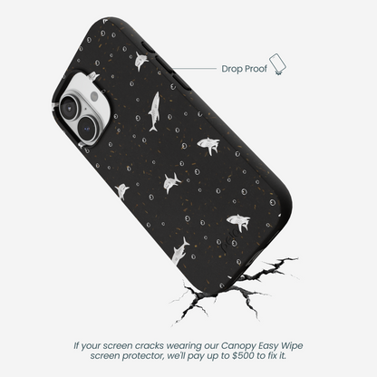 Black Lil Sharks iPhone 17 Case