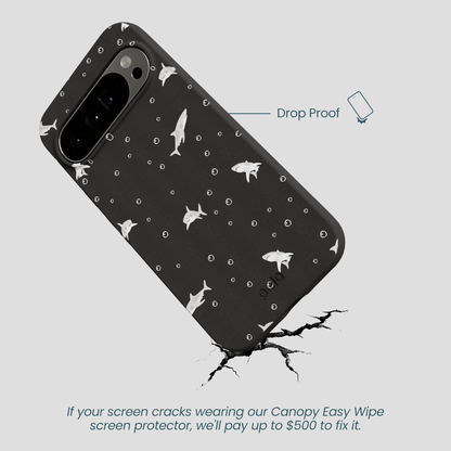 Black Lil Sharks Google Pixel 10 Pro XL Case