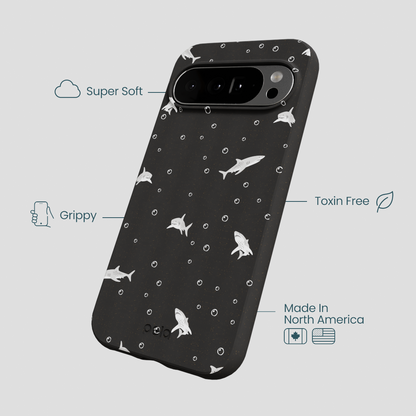 Black Lil Sharks Google Pixel 10 Pro XL Case