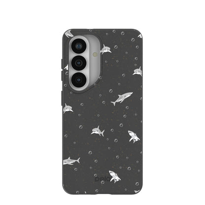 Black Lil Sharks Samsung Galaxy S26 Case