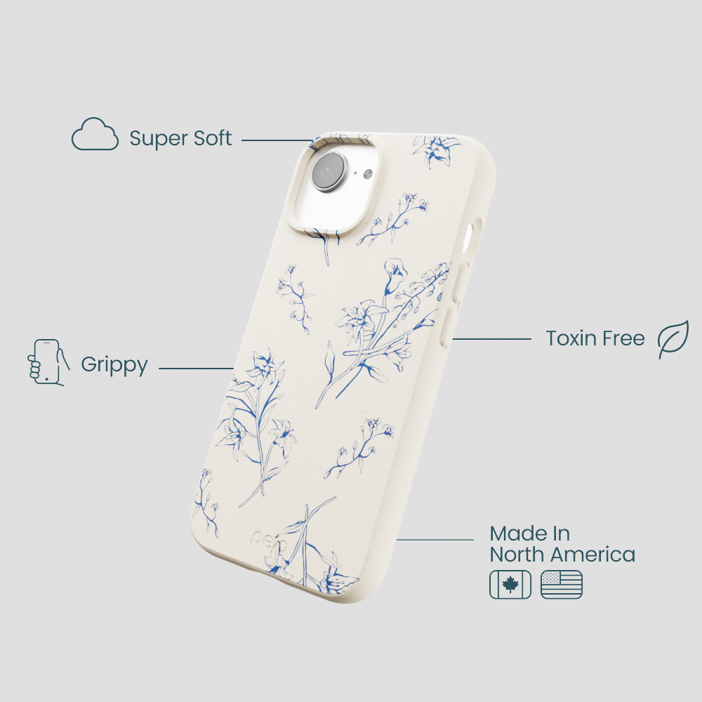 London Fog Lilies iPhone 16e/17e Case