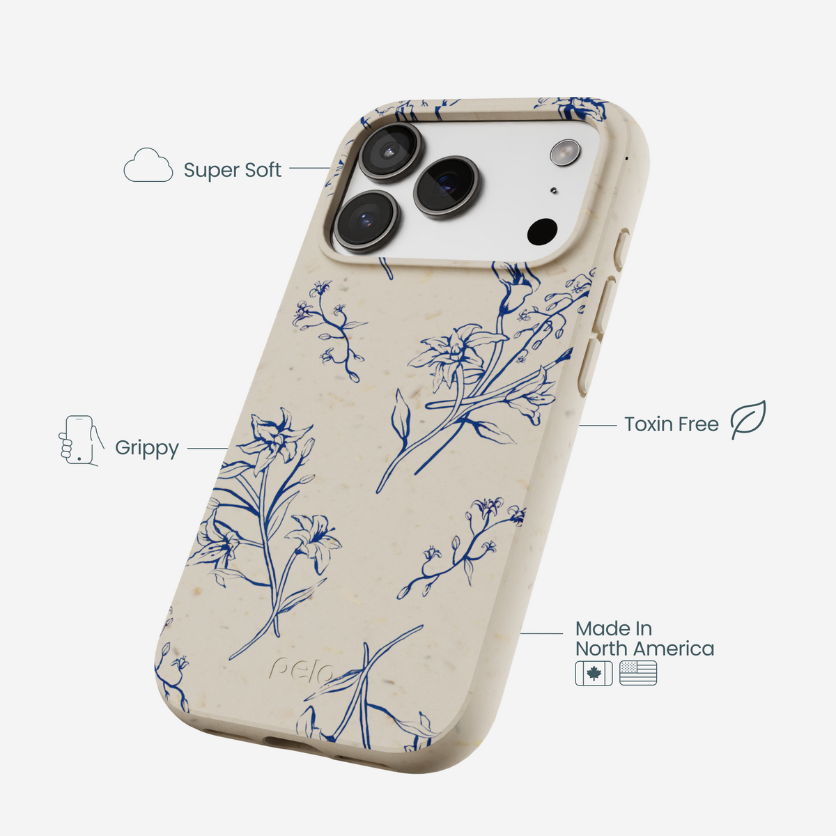 London Fog Lilies iPhone 17 Pro Case