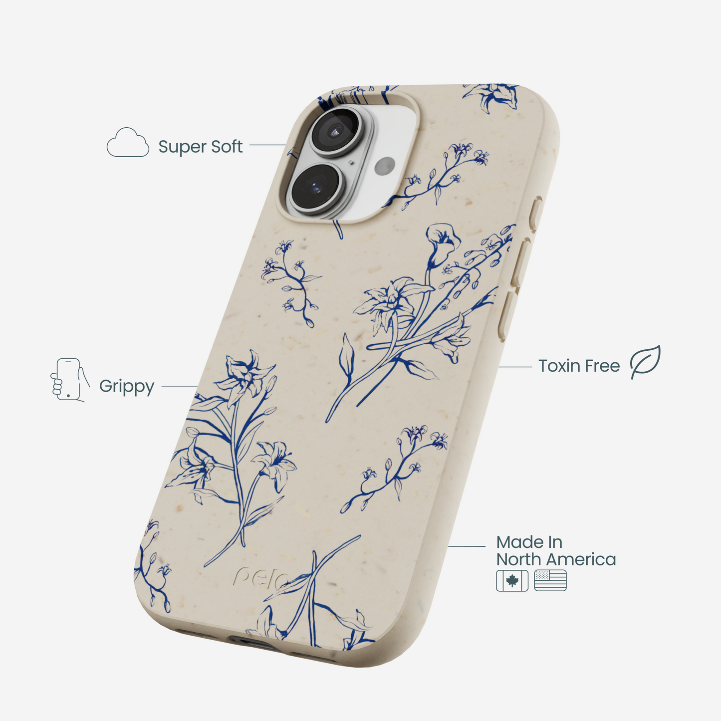 London Fog Lilies iPhone 17 Case