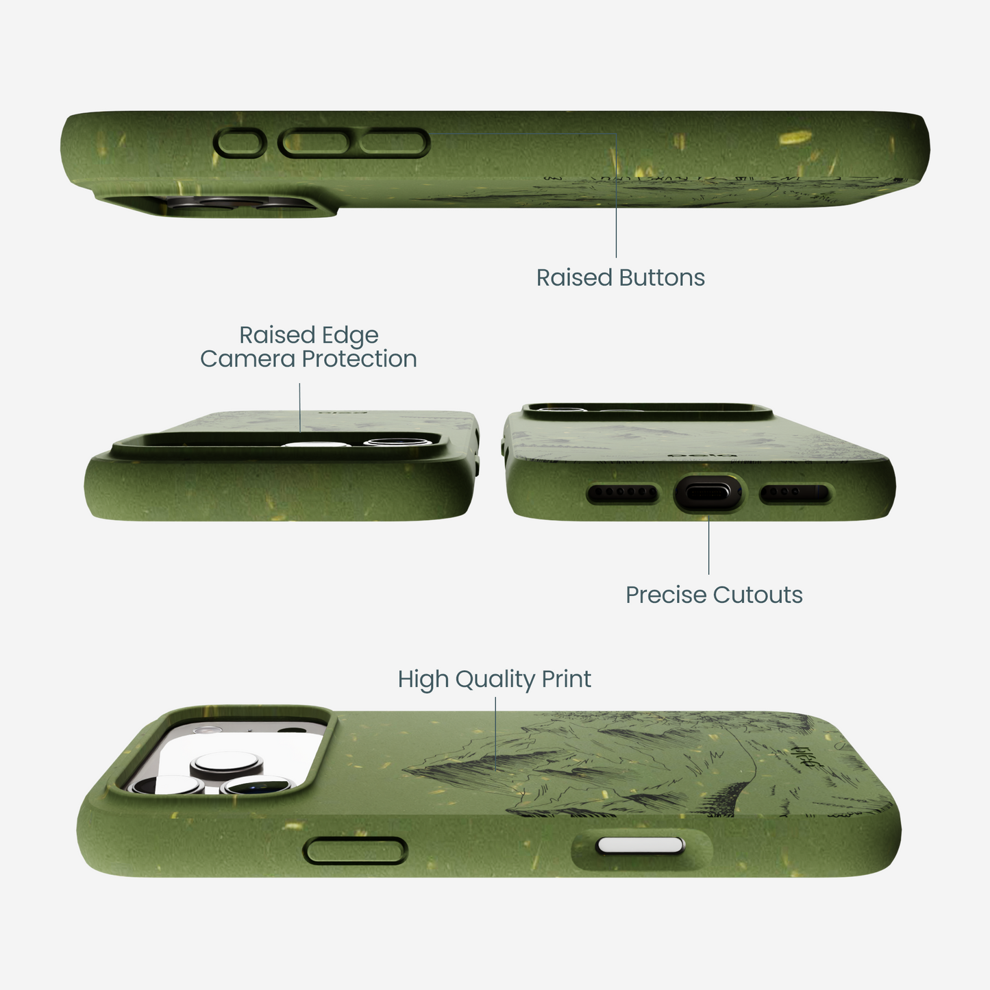 Forest Floor Line Ridge iPhone 17 Pro Max Case