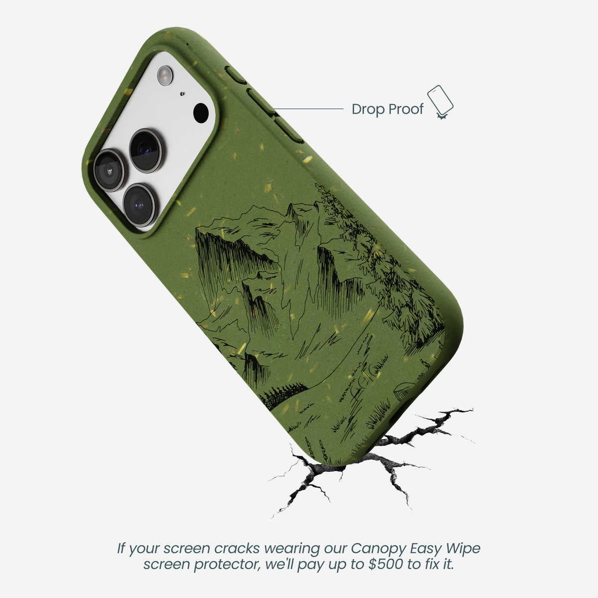 Forest Floor Line Ridge iPhone 17 Pro Case