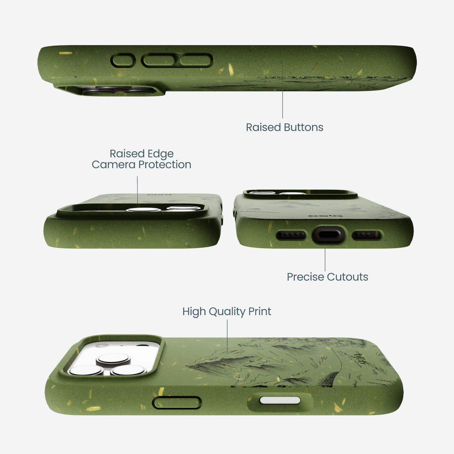 Forest Floor Line Ridge iPhone 17 Pro Case