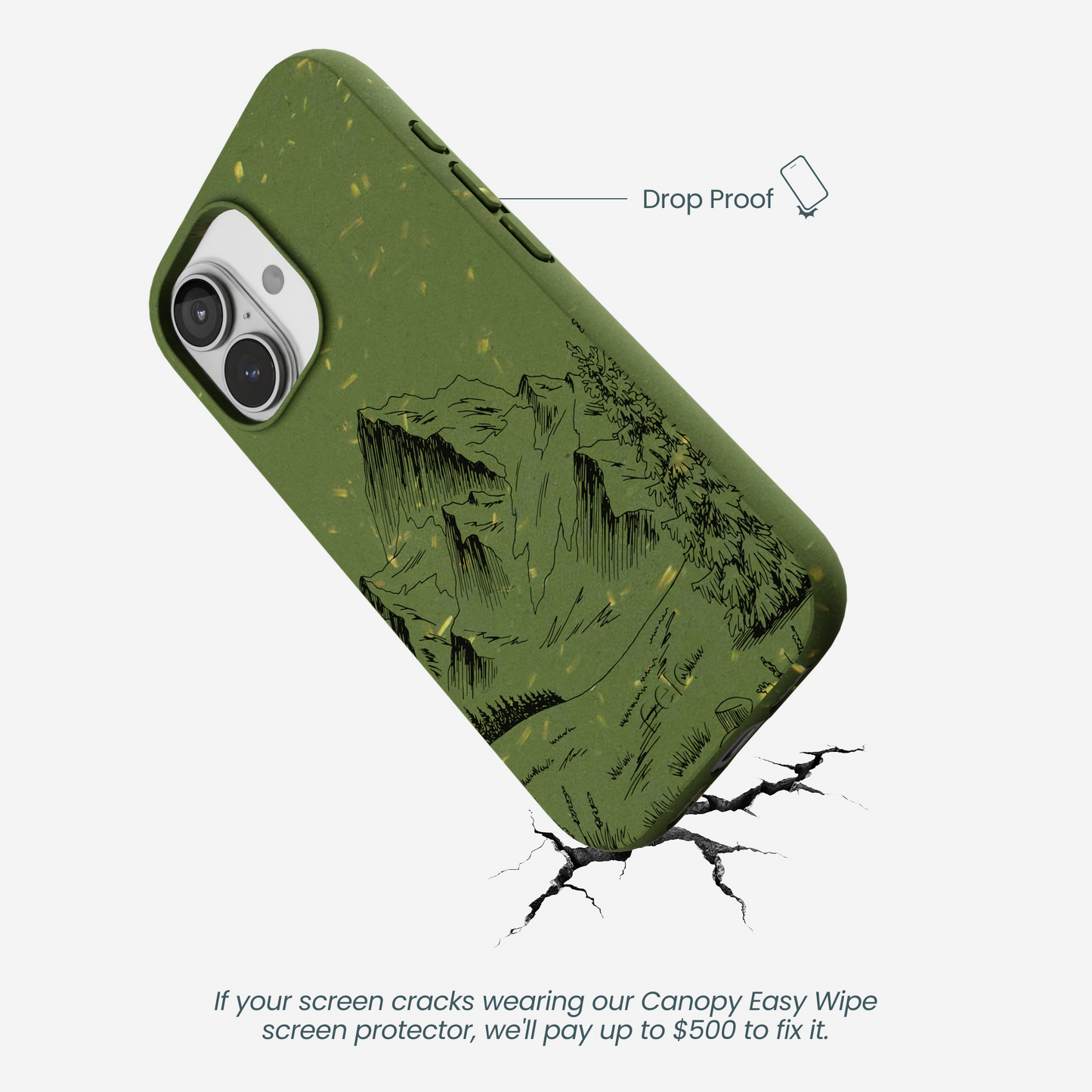 Forest Floor Line Ridge iPhone 17 Case