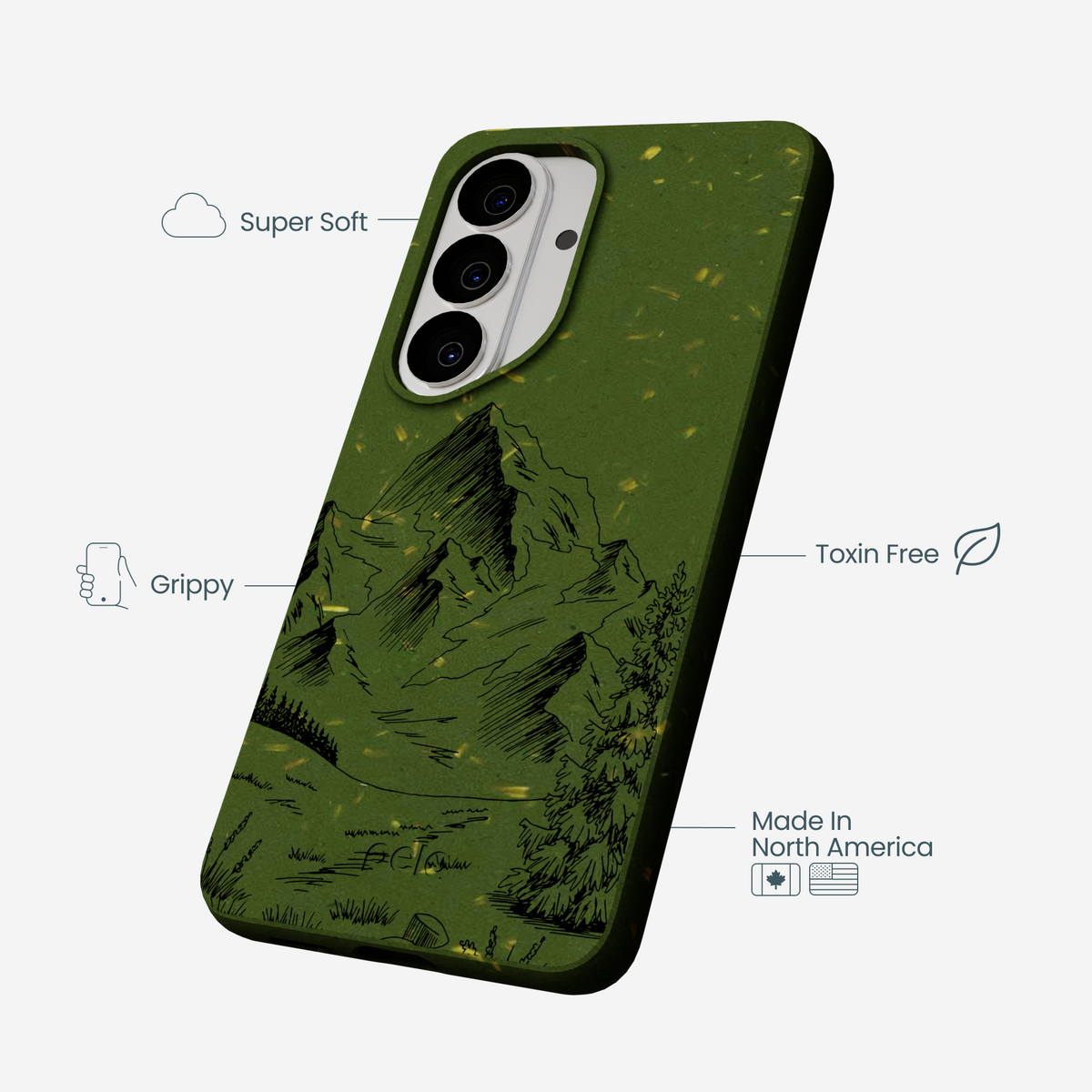 Forest Floor Line Ridge Samsung Galaxy S26 Case