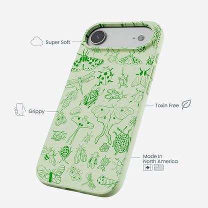 Sage Green Linear Entomology iPhone Air Case
