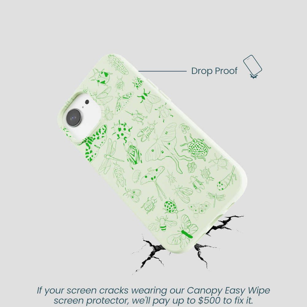 Sage Green Linear Entomology iPhone 16e/17e Case