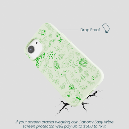 Sage Green Linear Entomology iPhone 16e/17e Case