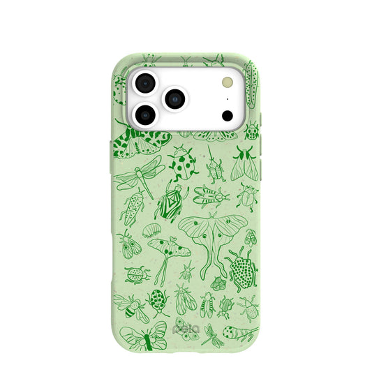 Sage Green Linear Entomology iPhone 17 Pro Max Case