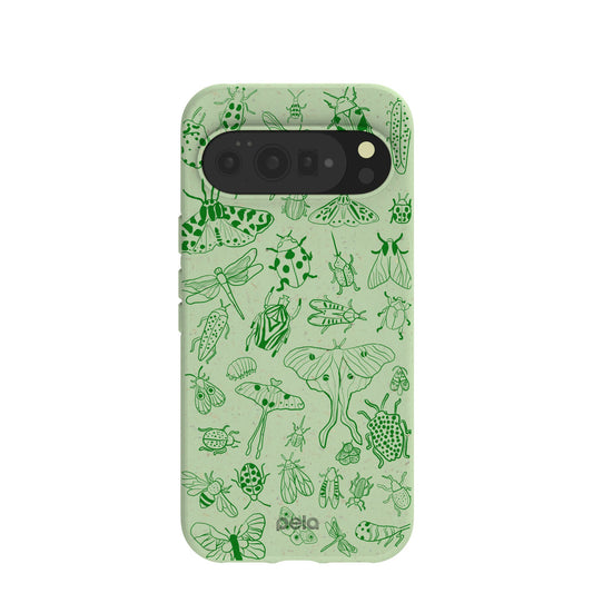 Sage Green Linear Entomology Google Pixel 10 Pro XL Case