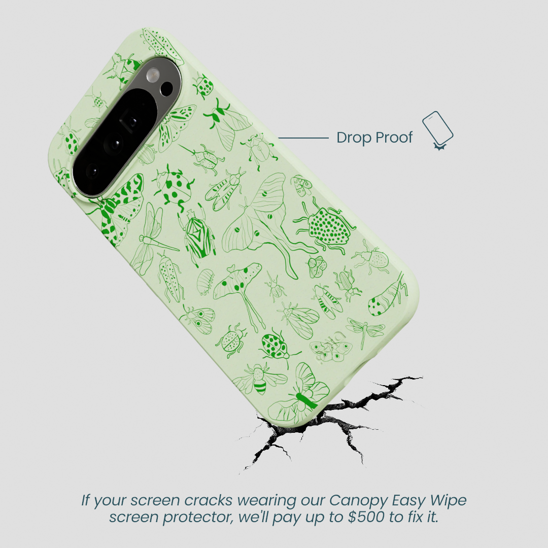 Sage Green Linear Entomology Google Pixel 10 Pro XL Case