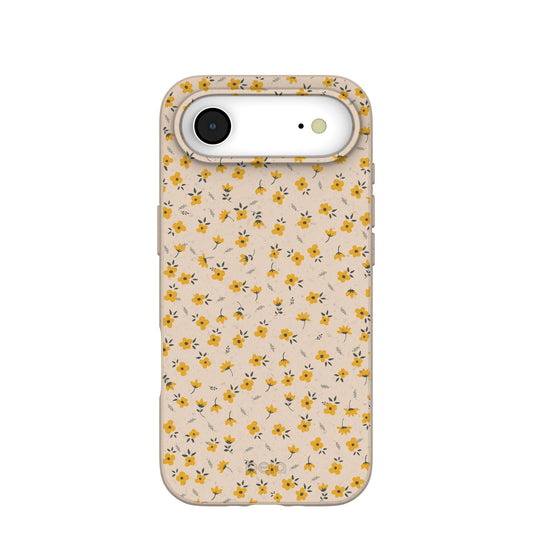 Seashell Little Yellow Flowers iPhone Air Case