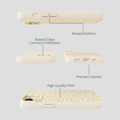 Seashell Little Yellow Flowers iPhone 16e/17e Case