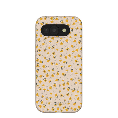 Seashell Little Yellow Flowers Google Pixel 10a Case