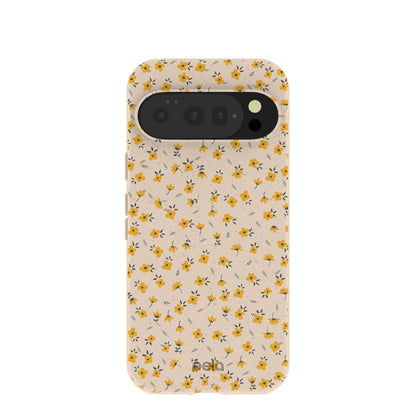 Seashell Little Yellow Flowers Google Pixel 10/10 Pro Case