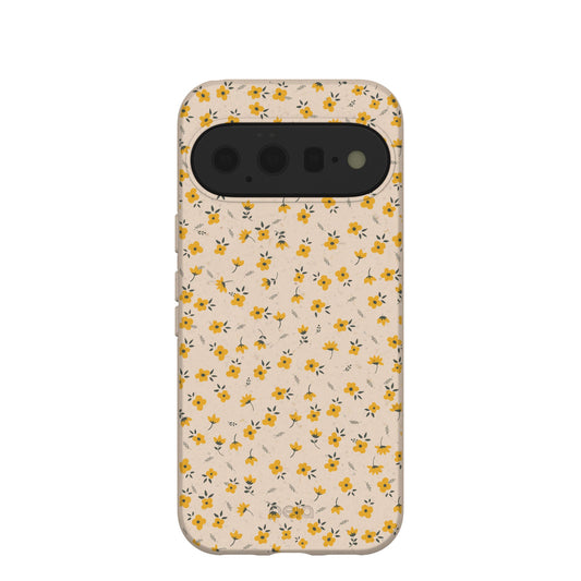Seashell Little Yellow Flowers Google Pixel 11 Case