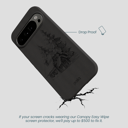 Black Lone Cabin Google Pixel 10 Pro XL Case