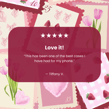 Bubblegum Pink Love Letters iPhone Air Case