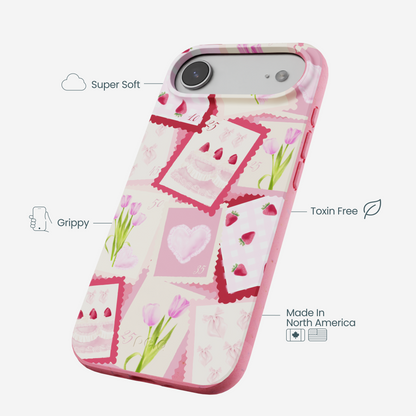 Bubblegum Pink Love Letters iPhone Air Case