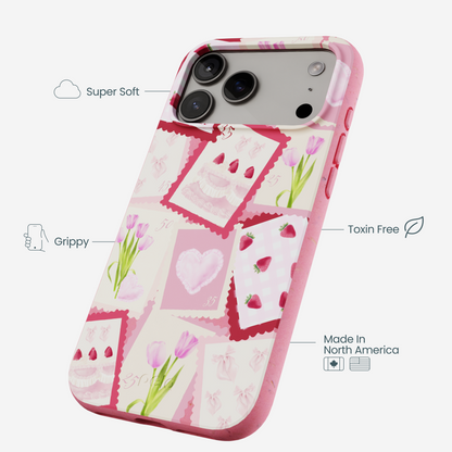 Bubblegum Pink Love Letters iPhone 17 Pro Max Case