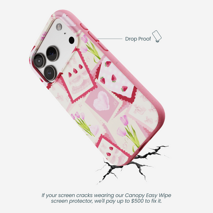 Bubblegum Pink Love Letters iPhone 17 Pro Case