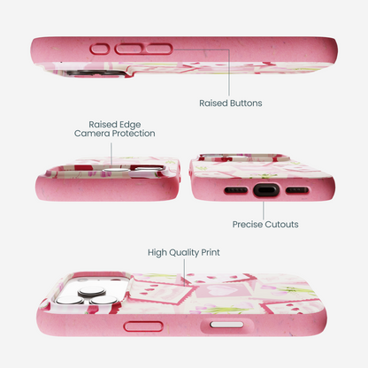 Bubblegum Pink Love Letters iPhone 17 Pro Case